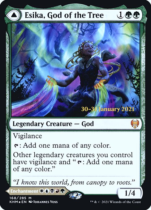 Esika, God of the Tree // The Prismatic Bridge from Kaldheim Promos