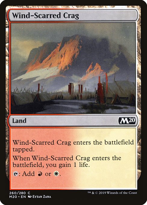 Wind-Scarred Crag from Core Set 2020