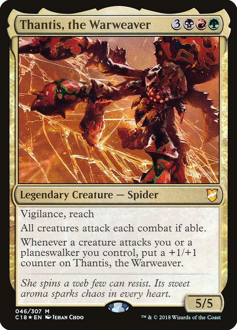 Thantis, the Warweaver from Commander 2018