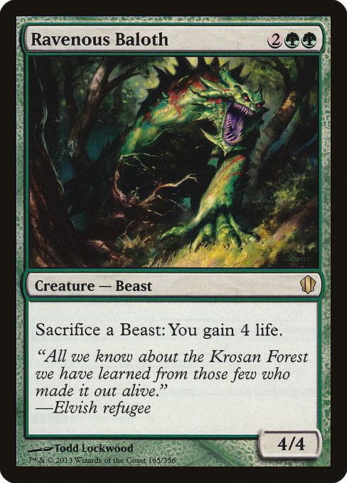 Ravenous Baloth from Commander 2013