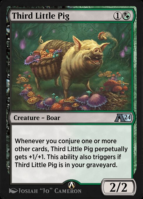 Third Little Pig highlighted card art