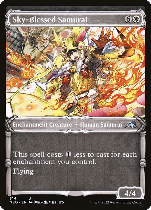 Sky-Blessed Samurai highlighted card art