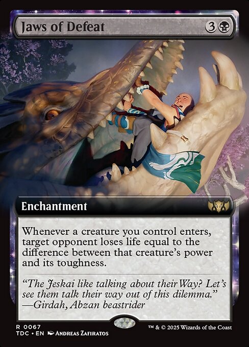 Jaws of Defeat highlighted card art