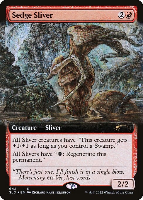 Sedge Sliver highlighted card art