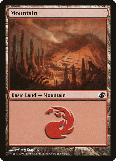 Mountain from Duel Decks: Jace vs. Chandra