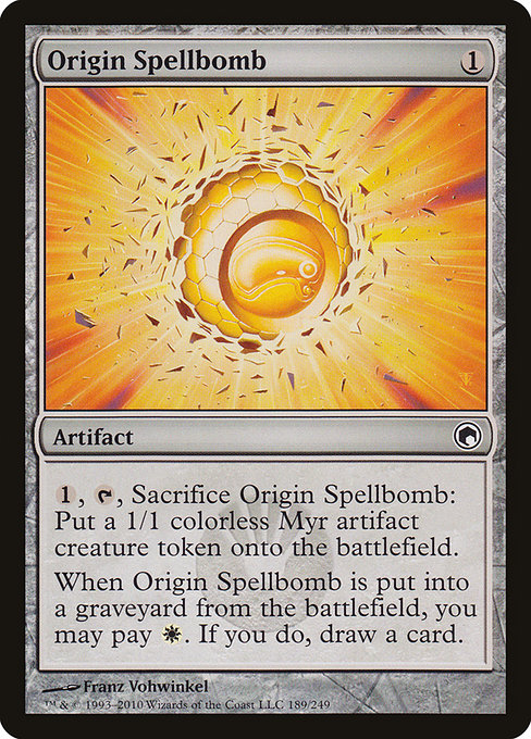 Origin Spellbomb highlighted card art