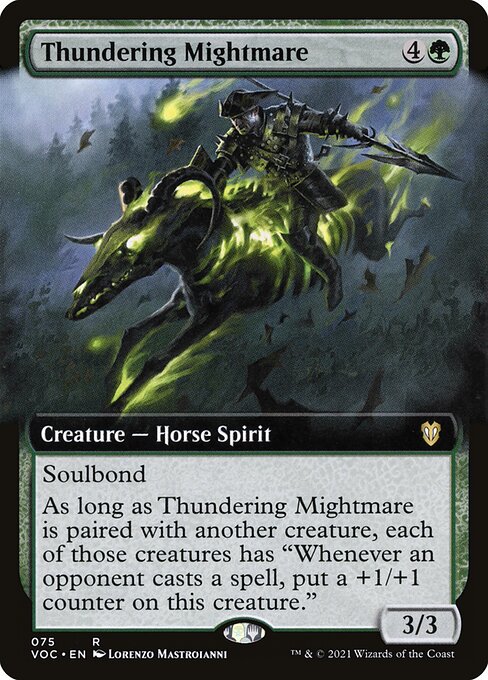 Thundering Mightmare from Crimson Vow Commander