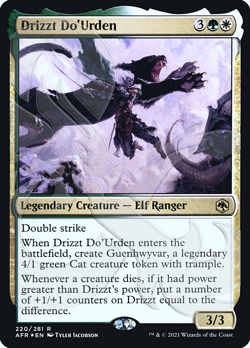 Drizzt Do'Urden from Adventures in the Forgotten Realms Promos