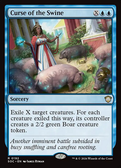Curse of the Swine from Secrets of Strixhaven Commander