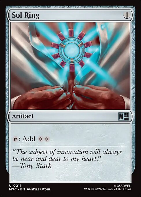 Sol Ring from Marvel Super Heroes Commander