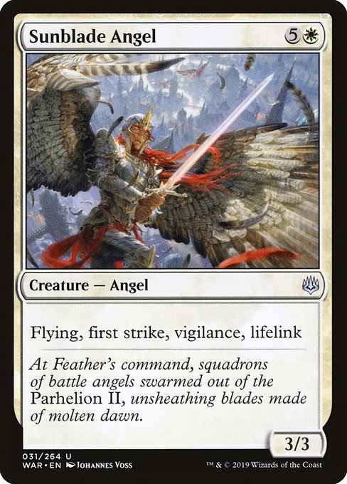 Sunblade Angel from War of the Spark
