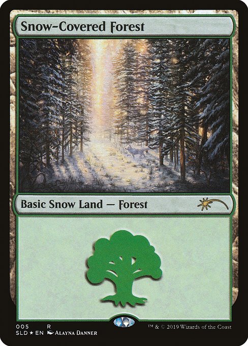 Snow-Covered Forest from Secret Lair Drop