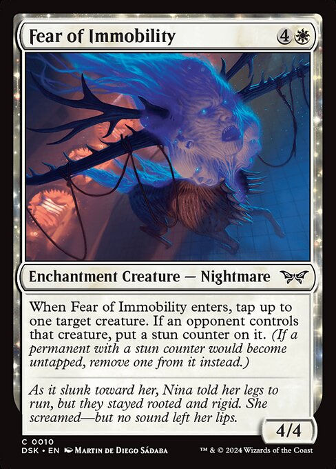 Fear of Immobility highlighted card art