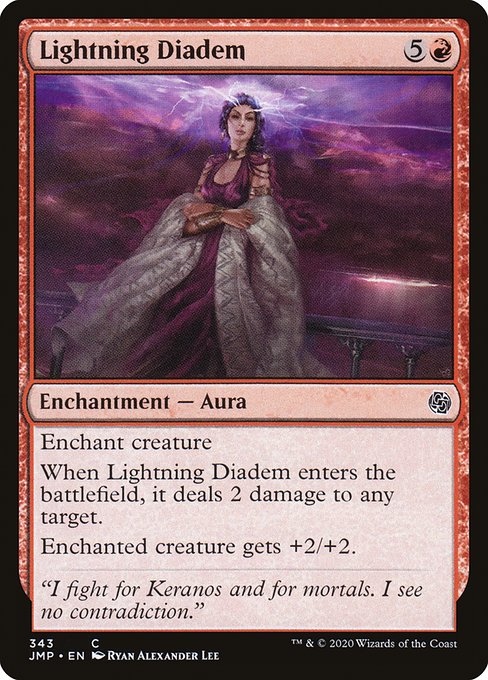Lightning Diadem highlighted card art