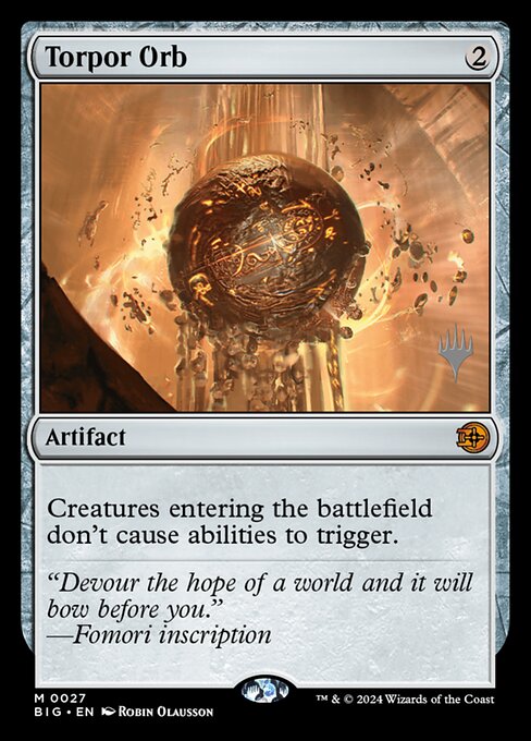 Torpor Orb from The Big Score Promos