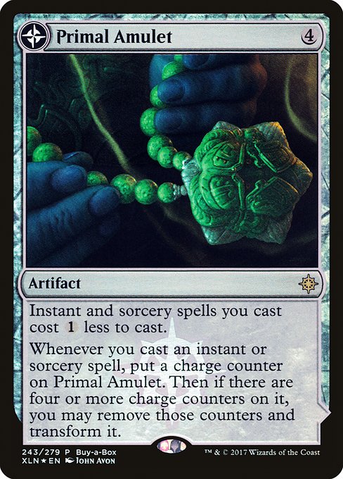 Primal Amulet // Primal Wellspring from XLN Treasure Chest