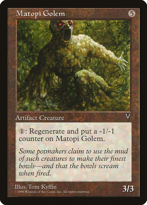 Matopi Golem highlighted card art