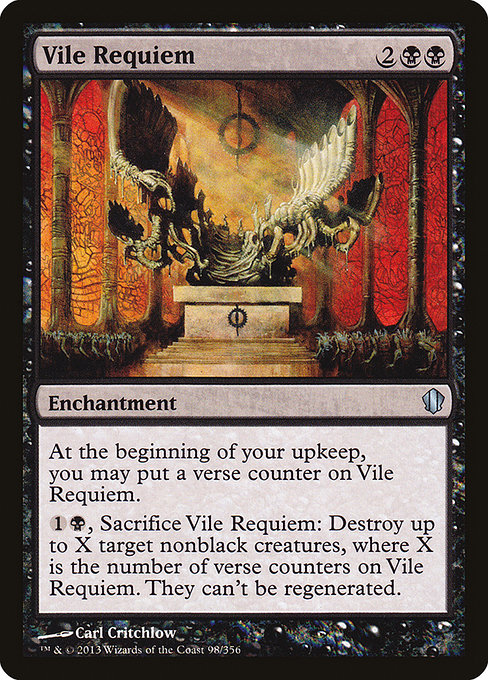 Vile Requiem from Commander 2013