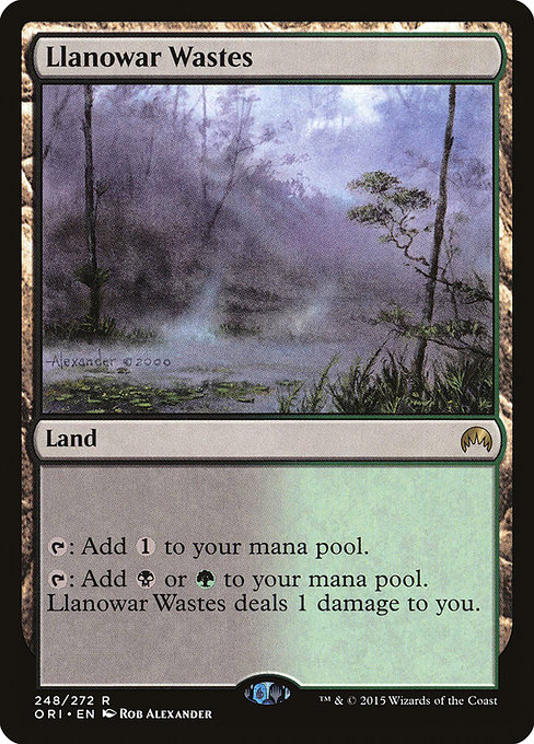 Llanowar Wastes from Magic Origins