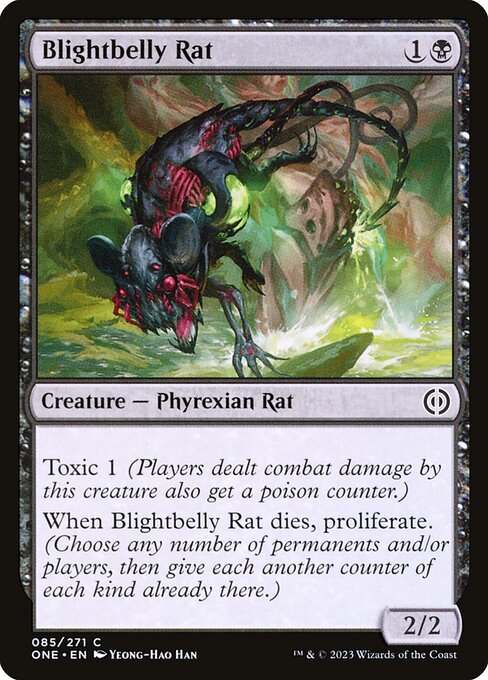 Blightbelly Rat from Phyrexia: All Will Be One