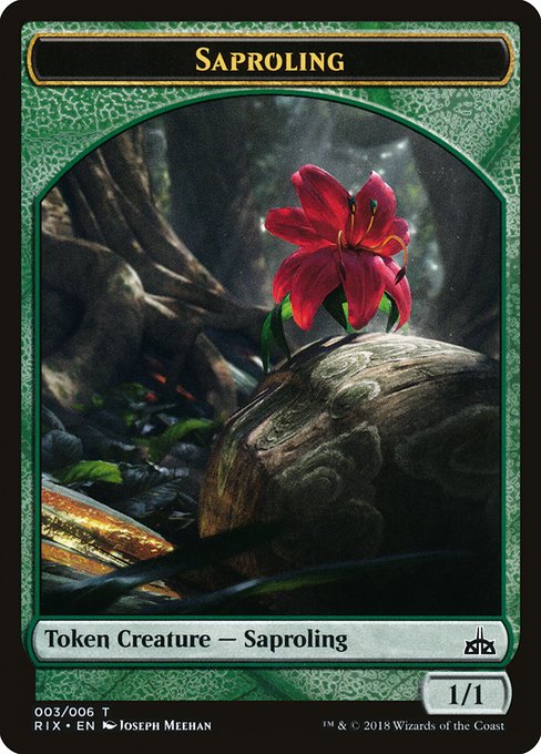 Saproling from Rivals of Ixalan Tokens