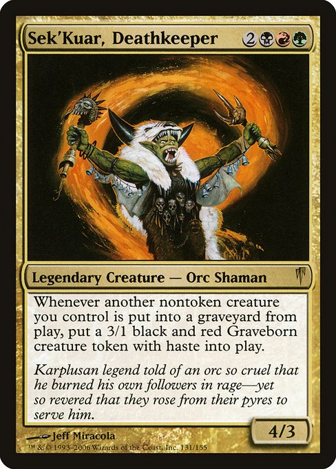 Sek'Kuar, Deathkeeper from Coldsnap
