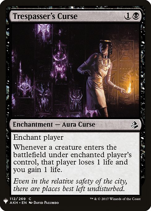 Trespasser's Curse from The List