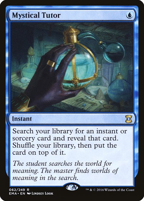 Mystical Tutor from Eternal Masters