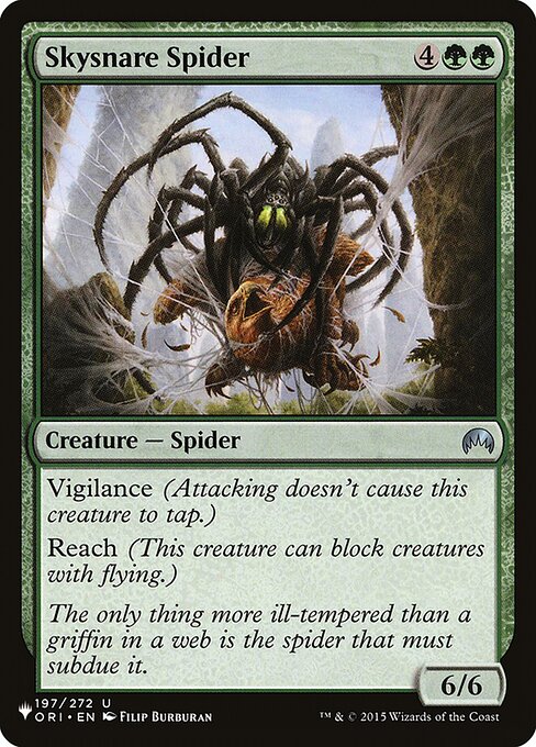 Skysnare Spider highlighted card art