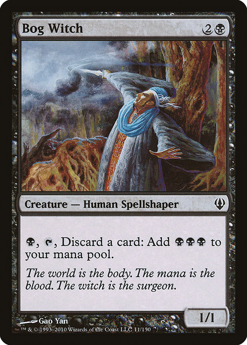 Bog Witch highlighted card art