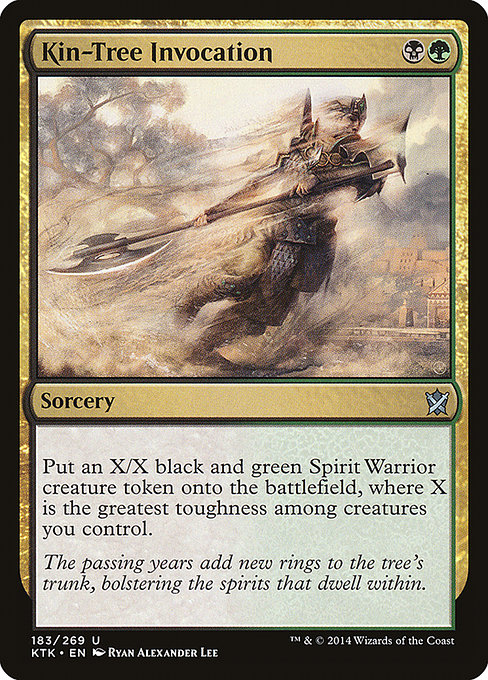 Kin-Tree Invocation from Khans of Tarkir