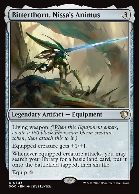 Bitterthorn, Nissa's Animus from Secrets of Strixhaven Commander