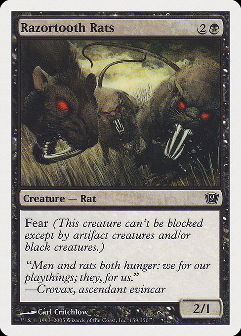 Razortooth Rats highlighted card art