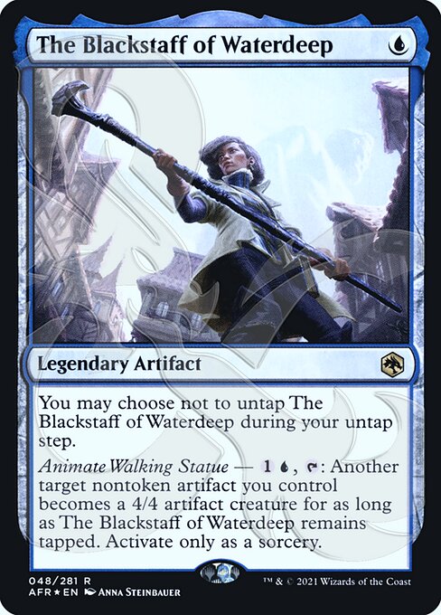 The Blackstaff of Waterdeep from Adventures in the Forgotten Realms Promos
