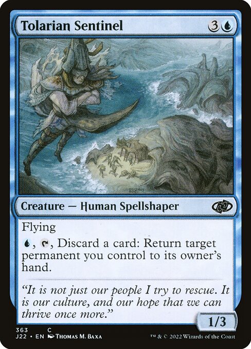 Tolarian Sentinel highlighted card art