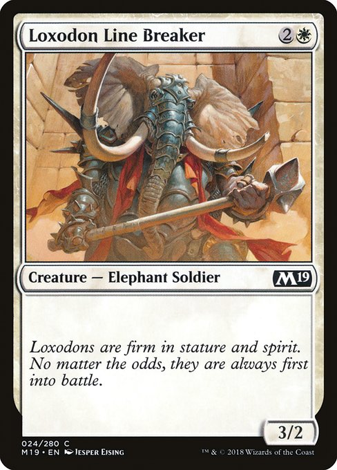 Loxodon Line Breaker from Core Set 2019