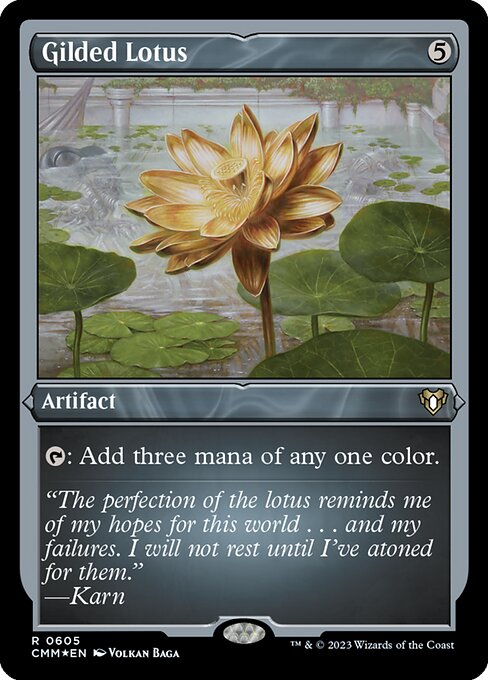 Gilded Lotus from Commander Masters