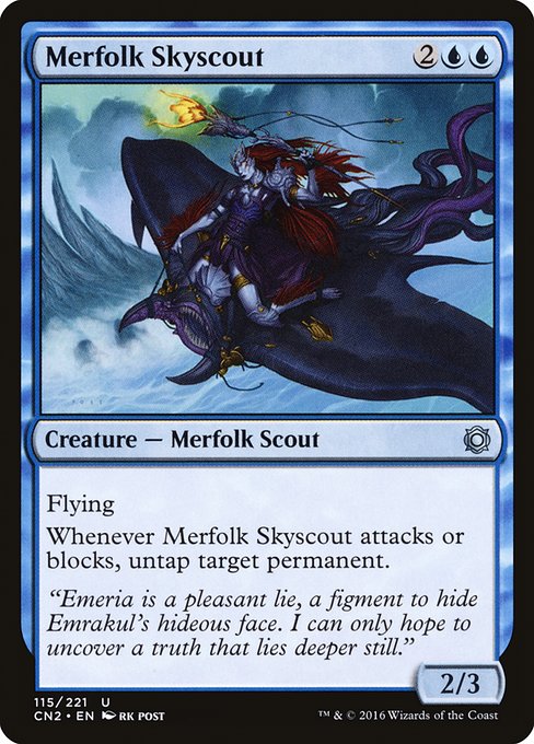 Merfolk Skyscout highlighted card art