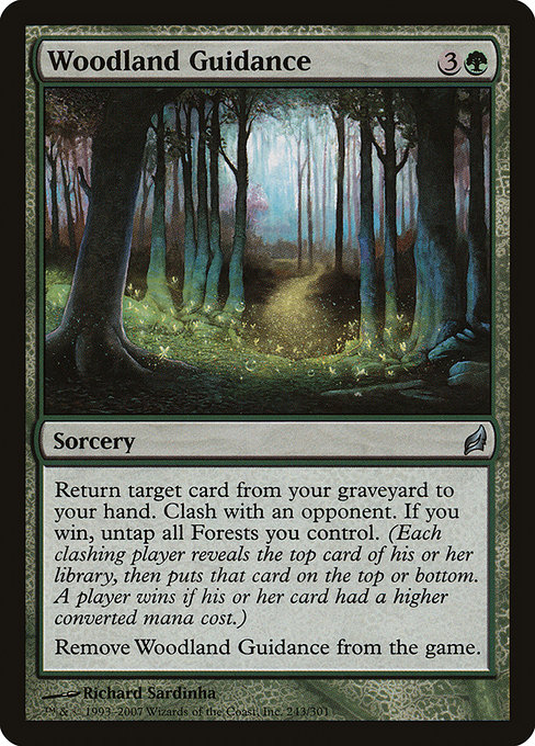 Woodland Guidance highlighted card art