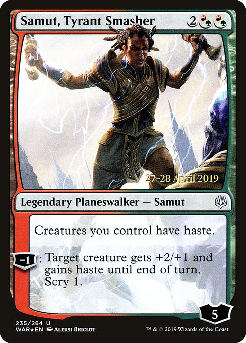 Samut, Tyrant Smasher from War of the Spark Promos