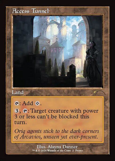 Access Tunnel highlighted card art