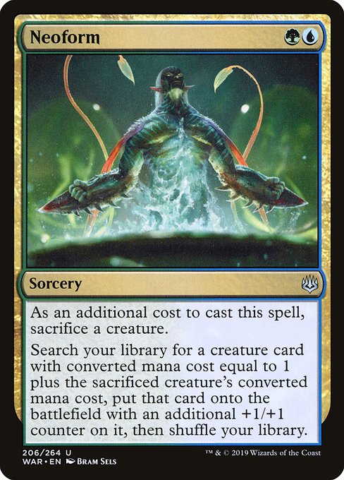 Neoform highlighted card art