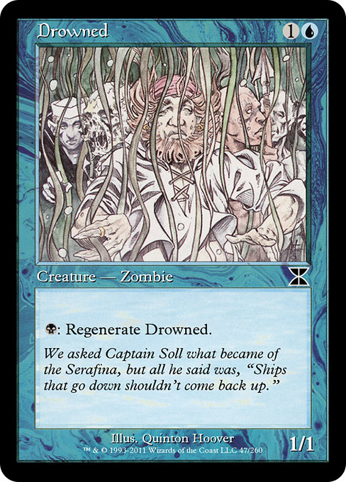 Drowned highlighted card art