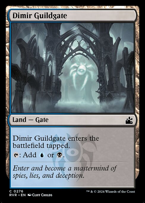 Dimir Guildgate from Ravnica Remastered