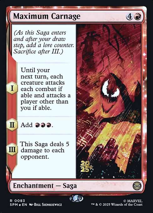 Maximum Carnage from Marvel's Spider-Man Promos