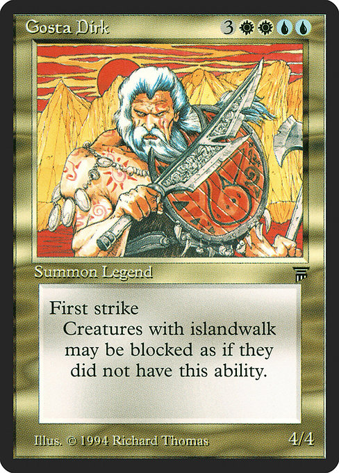 Gosta Dirk highlighted card art