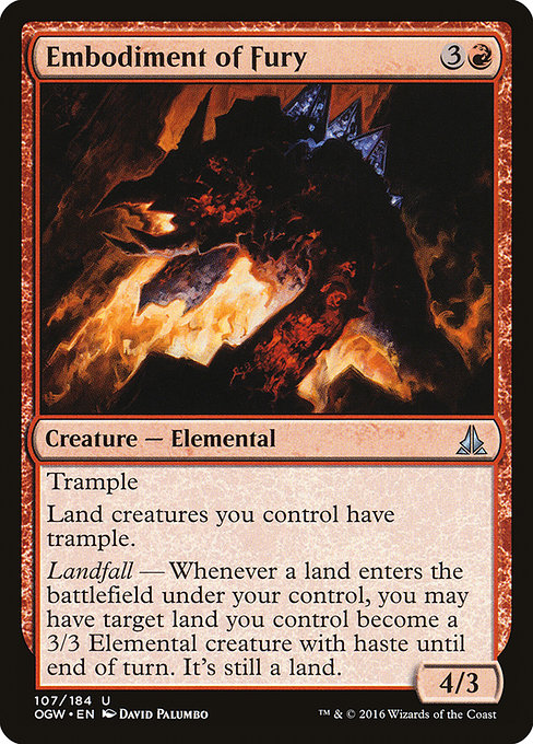 Embodiment of Fury highlighted card art
