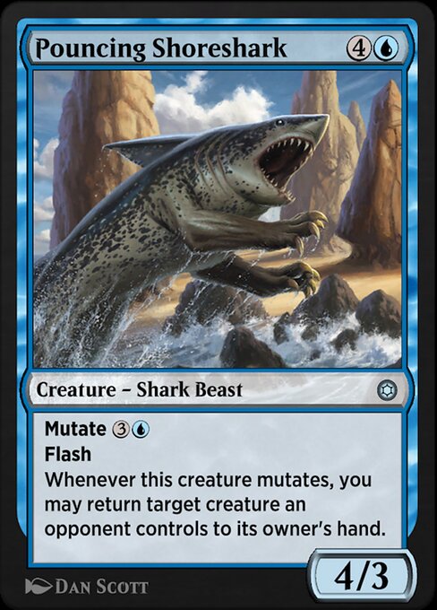 Pouncing Shoreshark highlighted card art