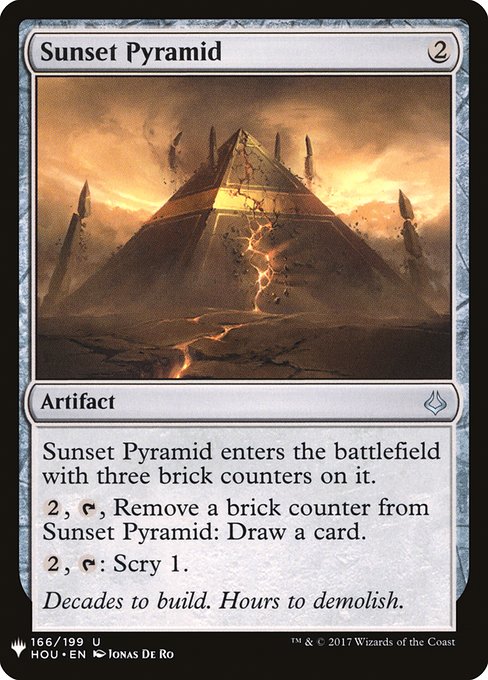 Sunset Pyramid from The List