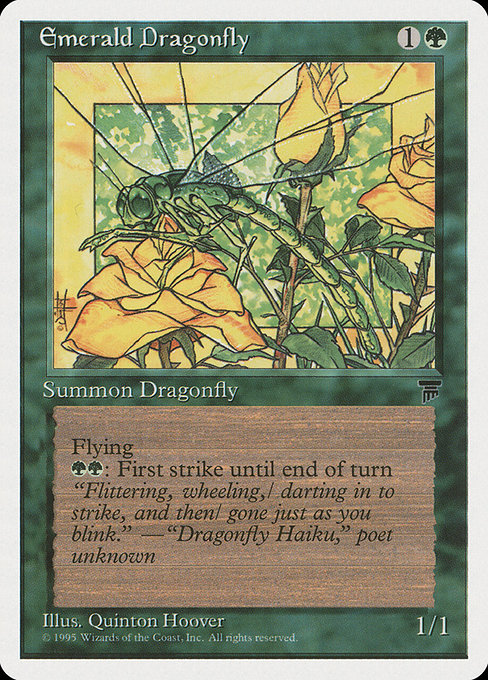 Emerald Dragonfly highlighted card art